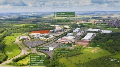 Cygnet Way, Houghton Le Spring, TWR - AÉREA  vista de mapa