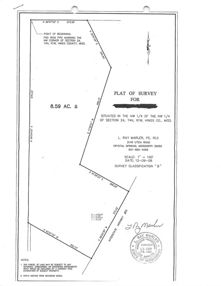 6015 I 55 S, Byram, MS en venta - Plano del sitio - Imagen 2 de 2