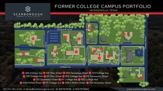 Más detalles de Former College Campus Portfolio – en venta, Jacksonville, TX