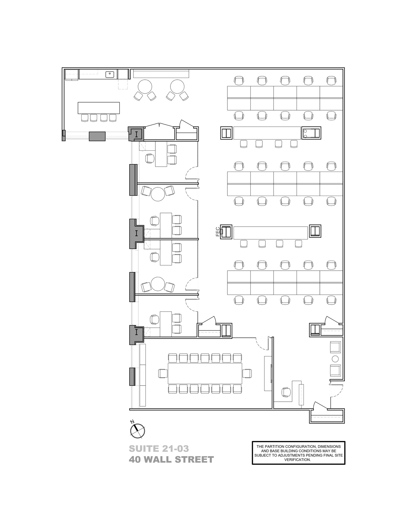 40 Wall St, New York, NY en alquiler Plano del sitio- Imagen 1 de 1