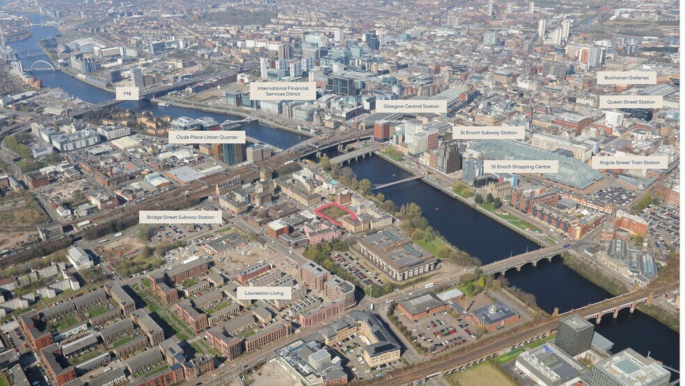 Oxford St, Glasgow en venta - Vista aérea - Imagen 3 de 3