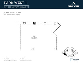 1501-1507 Lyndon B Johnson Fwy, Dallas, TX en alquiler Plano de la planta- Imagen 2 de 3