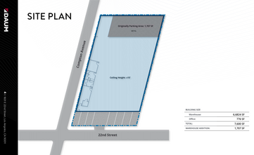 1601 E 22nd St, Los Angeles, CA en alquiler Plano de la planta- Imagen 1 de 1