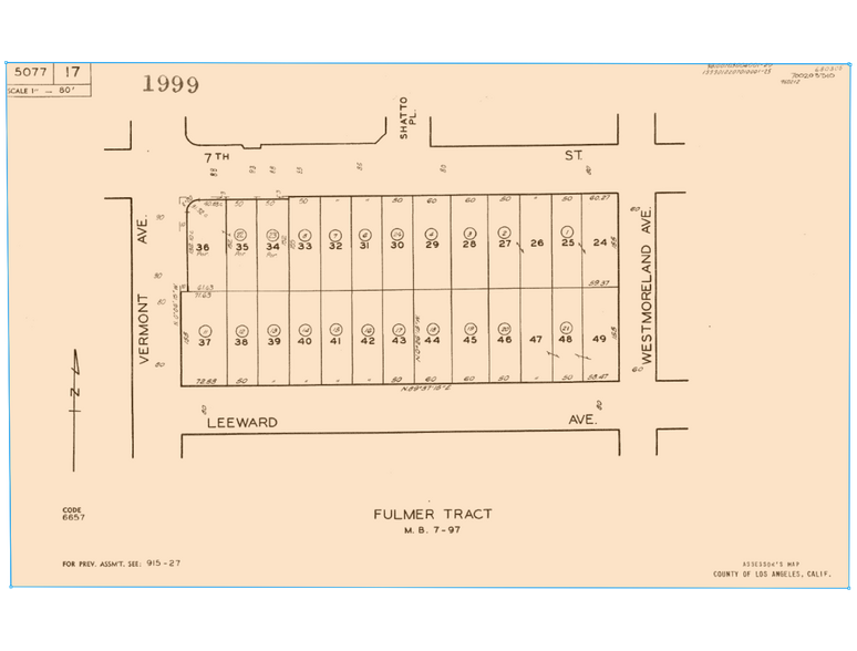 3028 W. 7th, Los Angeles, CA en venta - Plano de solar - Imagen 3 de 3