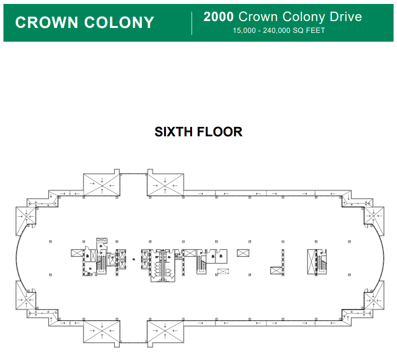 2000 Crown Colony Dr, Quincy, MA en alquiler Plano de la planta- Imagen 1 de 1