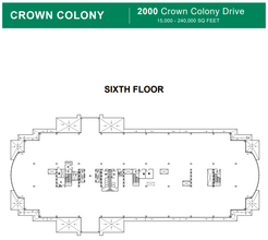 2000 Crown Colony Dr, Quincy, MA en alquiler Plano de la planta- Imagen 1 de 1