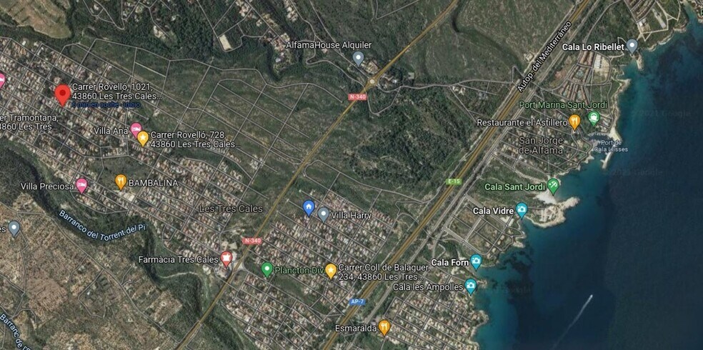 Carrer Rovelló, 1020, L'Ametlla de Mar, Tarragona en venta - Vista aérea - Imagen 2 de 3