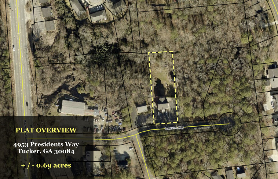 4953 Presidents Way, Tucker, GA en venta - Plano de solar - Imagen 2 de 18