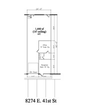 8240-8290 E 41st St, Tulsa, OK en alquiler Plano de la planta- Imagen 1 de 1