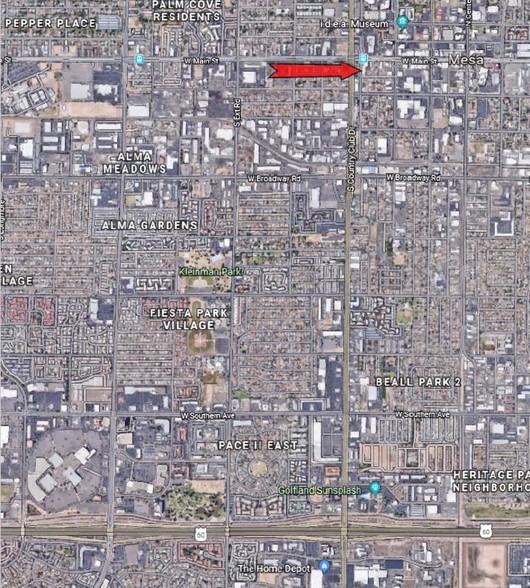 311 W Main St, Mesa, AZ en alquiler - Vista aérea - Imagen 2 de 2