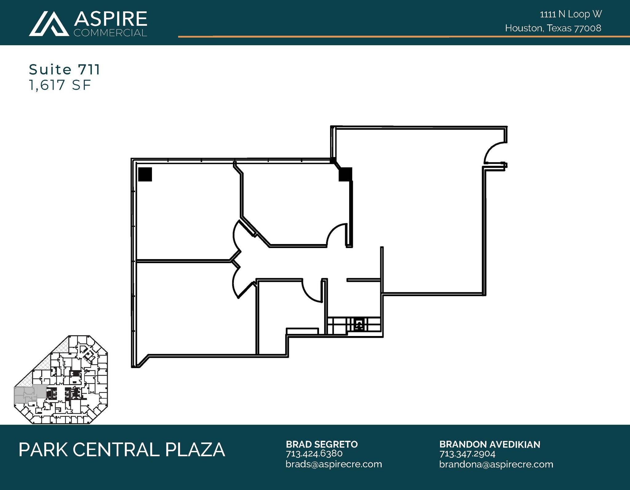 1111 N Loop W, Houston, TX en alquiler Plano de la planta- Imagen 1 de 1