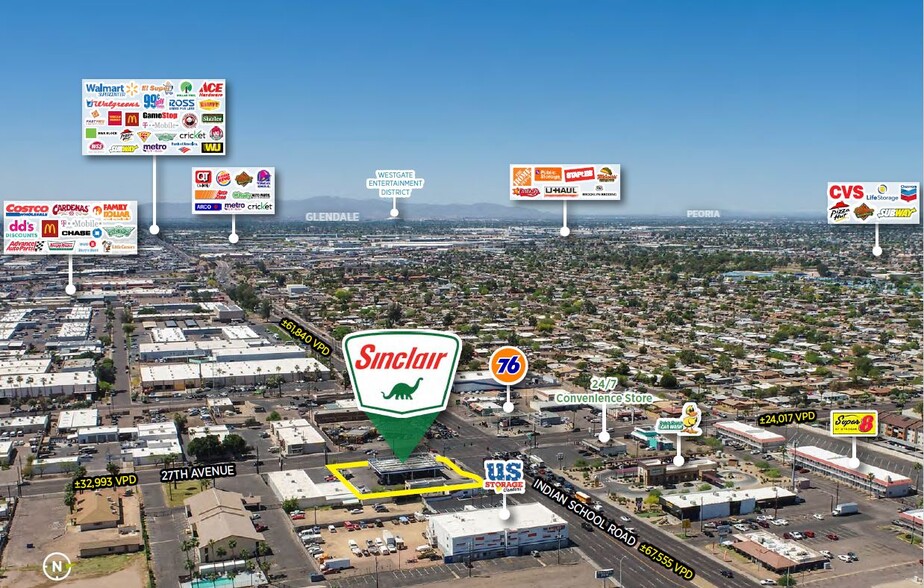 2649 W Indian School Rd, Phoenix, AZ en venta - Foto del edificio - Imagen 2 de 10