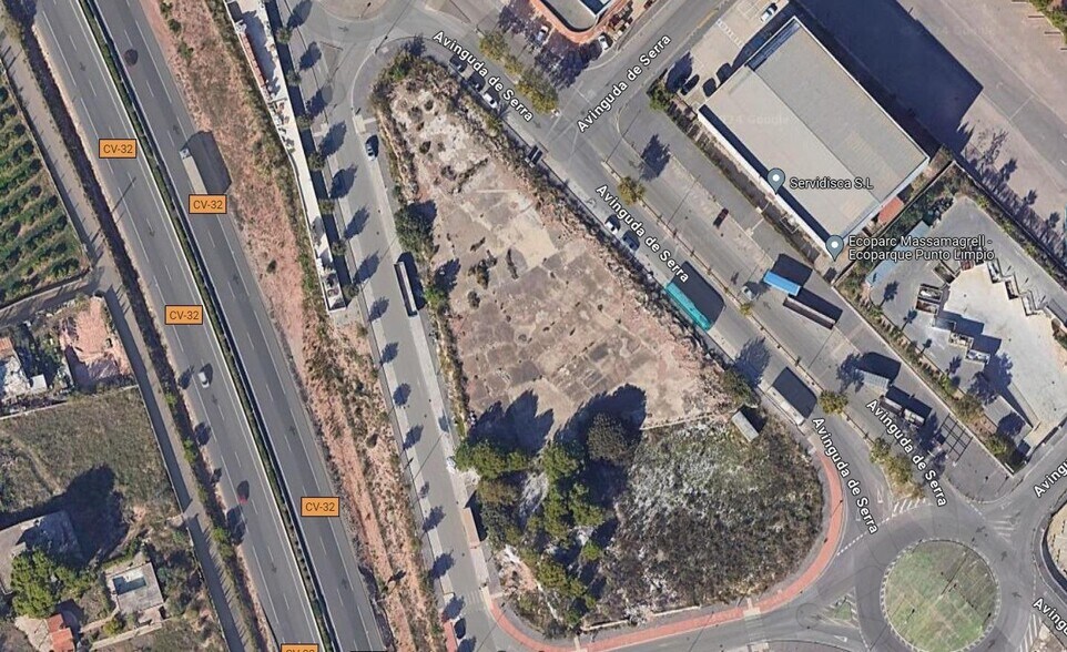 Nave en Massamagrell, Valencia en venta - Vista aérea - Imagen 2 de 3