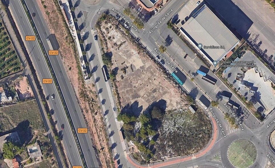 Nave en Massamagrell, Valencia en venta - Vista aérea - Imagen 2 de 3