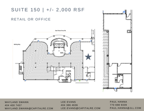 255 E Paces Ferry Rd NE, Atlanta, GA en alquiler Plano de la planta- Imagen 2 de 3