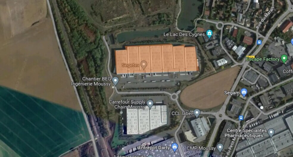 5 Rue De La Fontaine Des Bries, Moussy-le-Neuf en alquiler - Vista aérea - Imagen 2 de 3