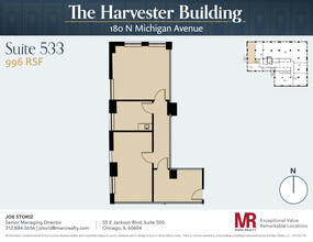 180 N Michigan Ave, Chicago, IL en alquiler Plano de la planta- Imagen 1 de 4