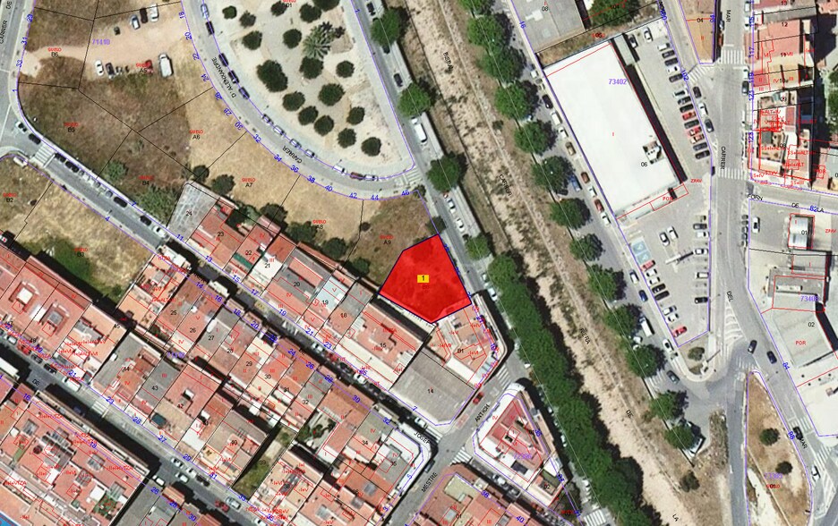 Terreno en El Vendrell, Tarragona en venta - Plano de solar - Imagen 2 de 9