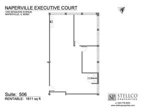 1220-1280 Iroquois Ave, Naperville, IL en alquiler Plano de la planta- Imagen 1 de 1