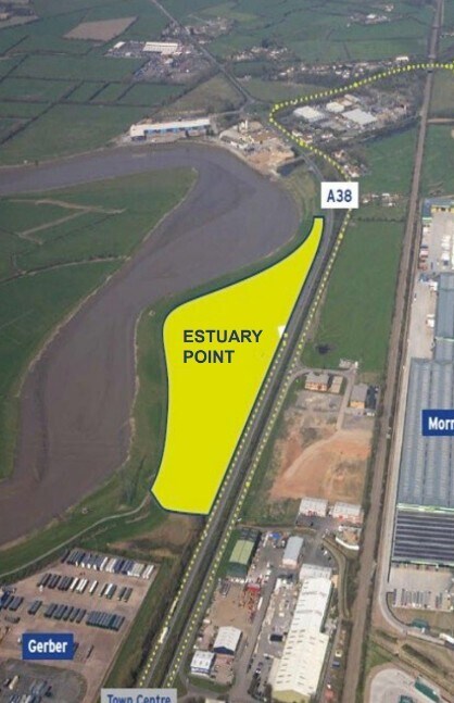 Bristol Rd, Bridgwater en venta Vista aérea- Imagen 1 de 2