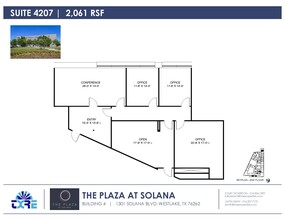 1301 Solana Blvd, Westlake, TX en alquiler Plano de la planta- Imagen 1 de 1