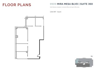 9909 Mira Mesa Blvd, San Diego, CA en alquiler Plano de la planta- Imagen 1 de 1