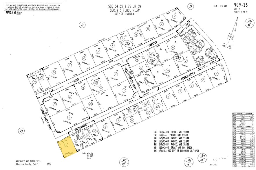 42387 Avenida Alvarado, Temecula, CA en alquiler - Plano de solar - Imagen 2 de 4