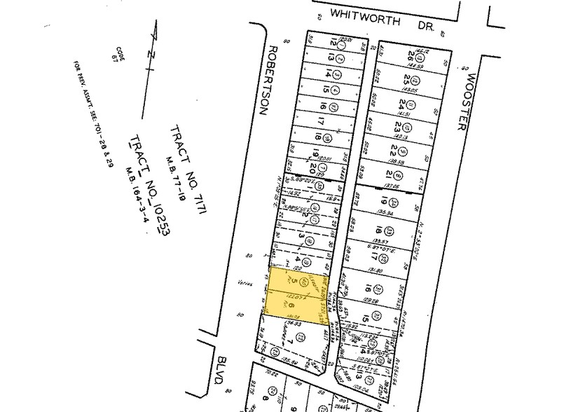 1150-1154 S Robertson Blvd, Los Angeles, CA en alquiler - Plano de solar - Imagen 2 de 21