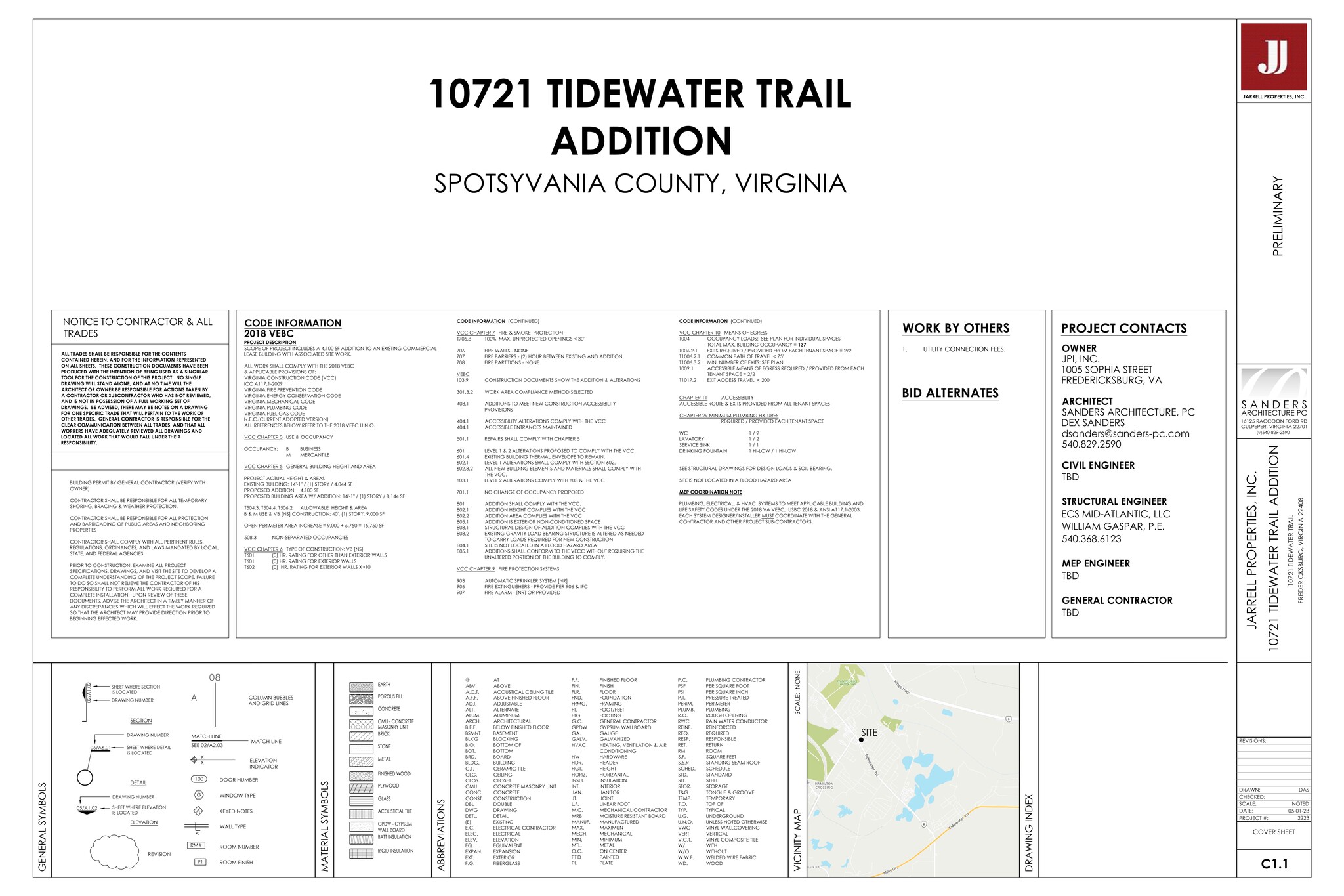 10721 Tidewater Trl, Fredericksburg, VA en alquiler Plano del sitio- Imagen 1 de 1