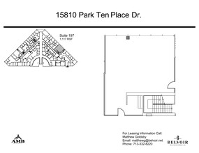 15810 Park Ten Pl, Houston, TX en alquiler Plano del sitio- Imagen 1 de 1