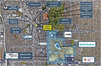 300-312 E Queen St, Inglewood, CA - VISTA AÉREA  vista de mapa