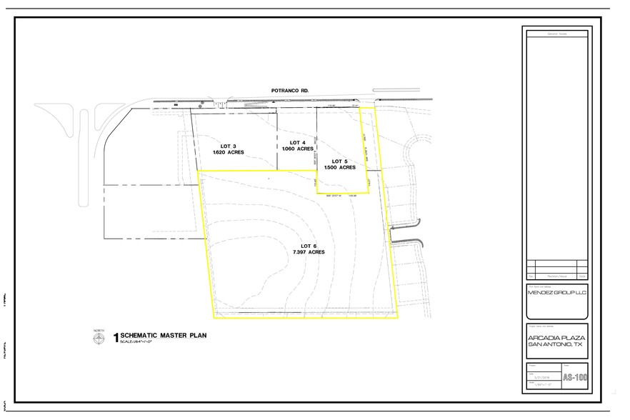 Potranco Rd, San Antonio, TX en venta - Plano de solar - Imagen 2 de 3