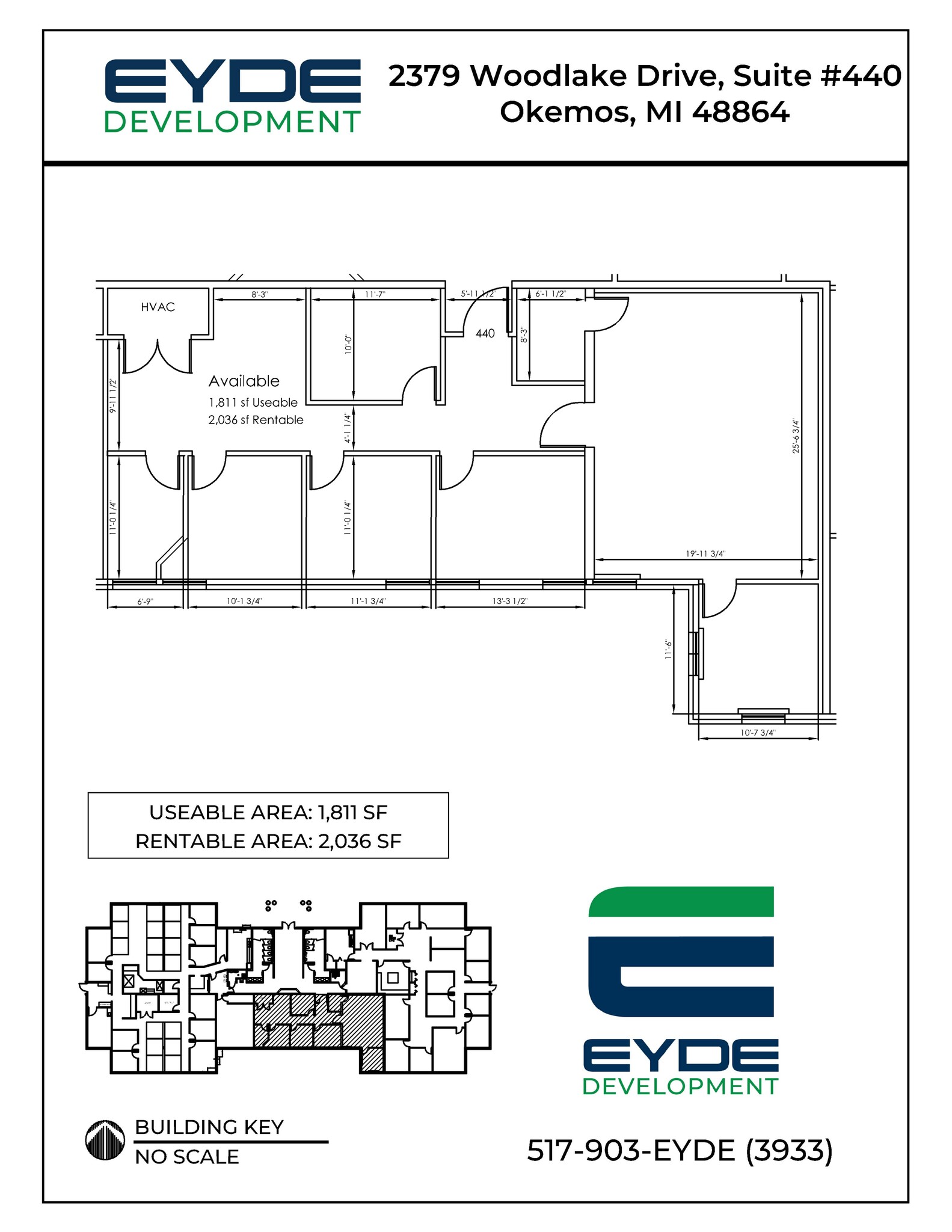 2379 Woodlake Dr, Okemos, MI en alquiler Plano del sitio- Imagen 1 de 1