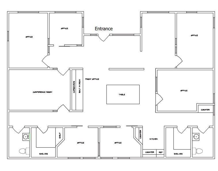 1421 Luisa St, Santa Fe, NM en alquiler Plano de la planta- Imagen 1 de 1