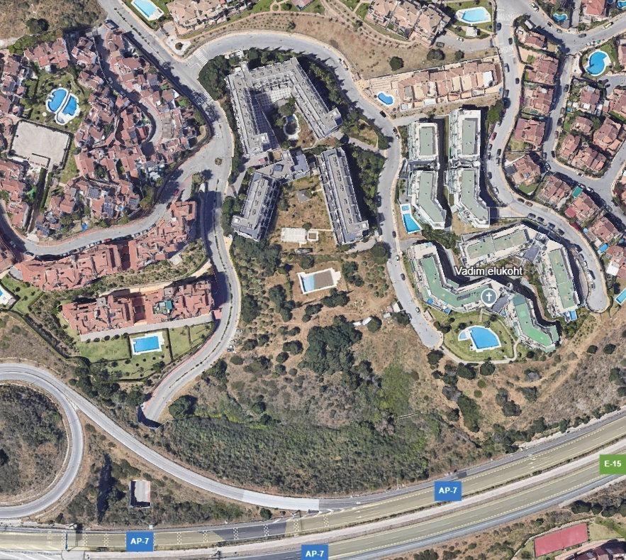 Terreno en Mijas, Málaga en venta Vista aérea- Imagen 1 de 6