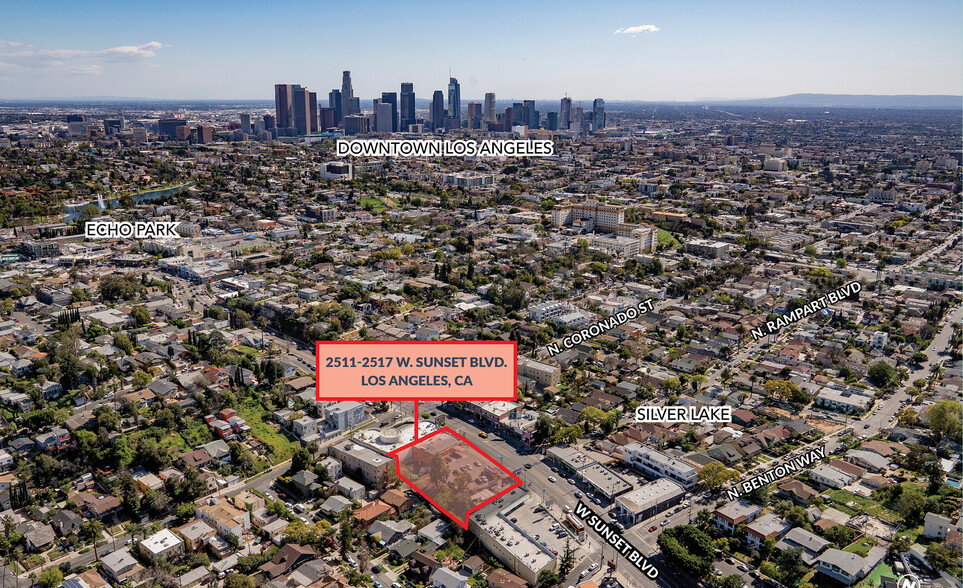 2511-2517 W Sunset Blvd, Los Angeles, CA en venta - Foto del edificio - Imagen 1 de 5