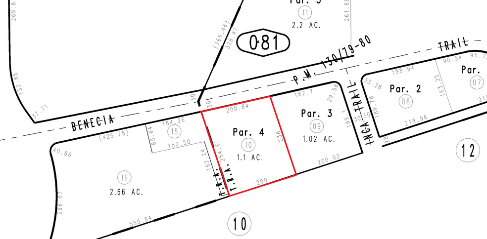 Benicia Trl, Yucca Valley, CA en alquiler - Plano de solar - Imagen 2 de 2