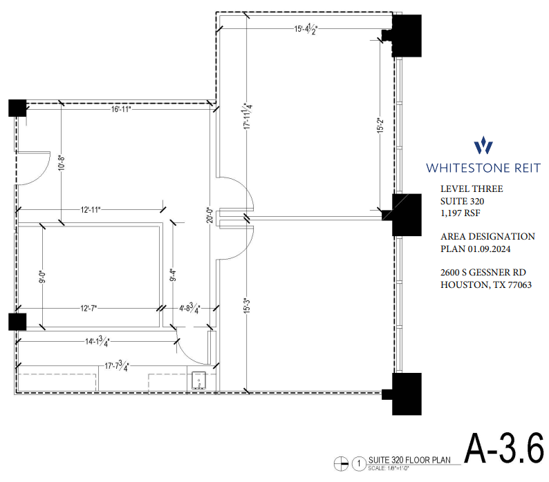 2600 S Gessner Rd, Houston, TX en alquiler Plano de la planta- Imagen 1 de 1