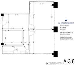 2600 S Gessner Rd, Houston, TX en alquiler Plano de la planta- Imagen 1 de 1