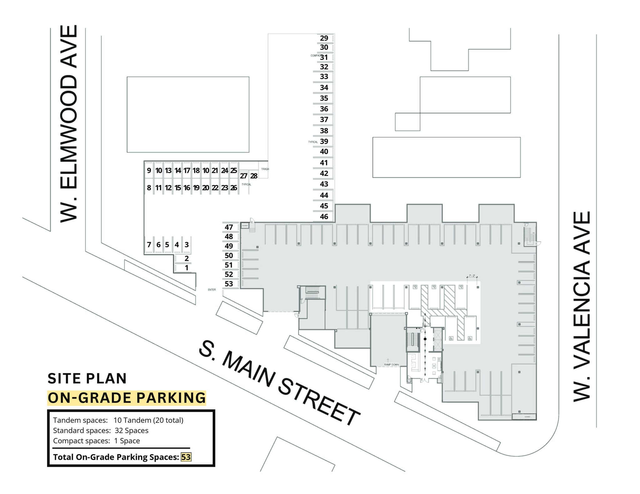 800 S Main St, Burbank, CA en alquiler Plano del sitio- Imagen 1 de 8