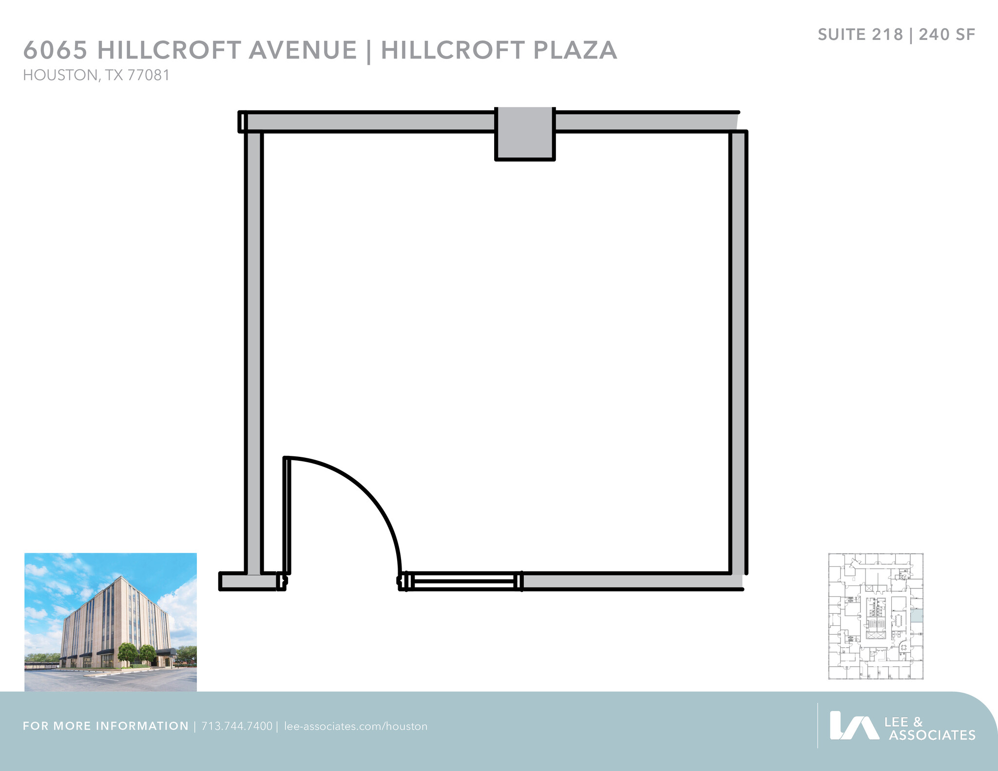 6065 Hillcroft Ave, Houston, TX en alquiler Plano de la planta- Imagen 1 de 1