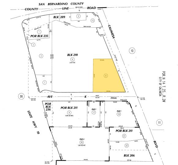 950 Calimesa Blvd, Calimesa, CA en venta - Plano de solar - Imagen 2 de 7