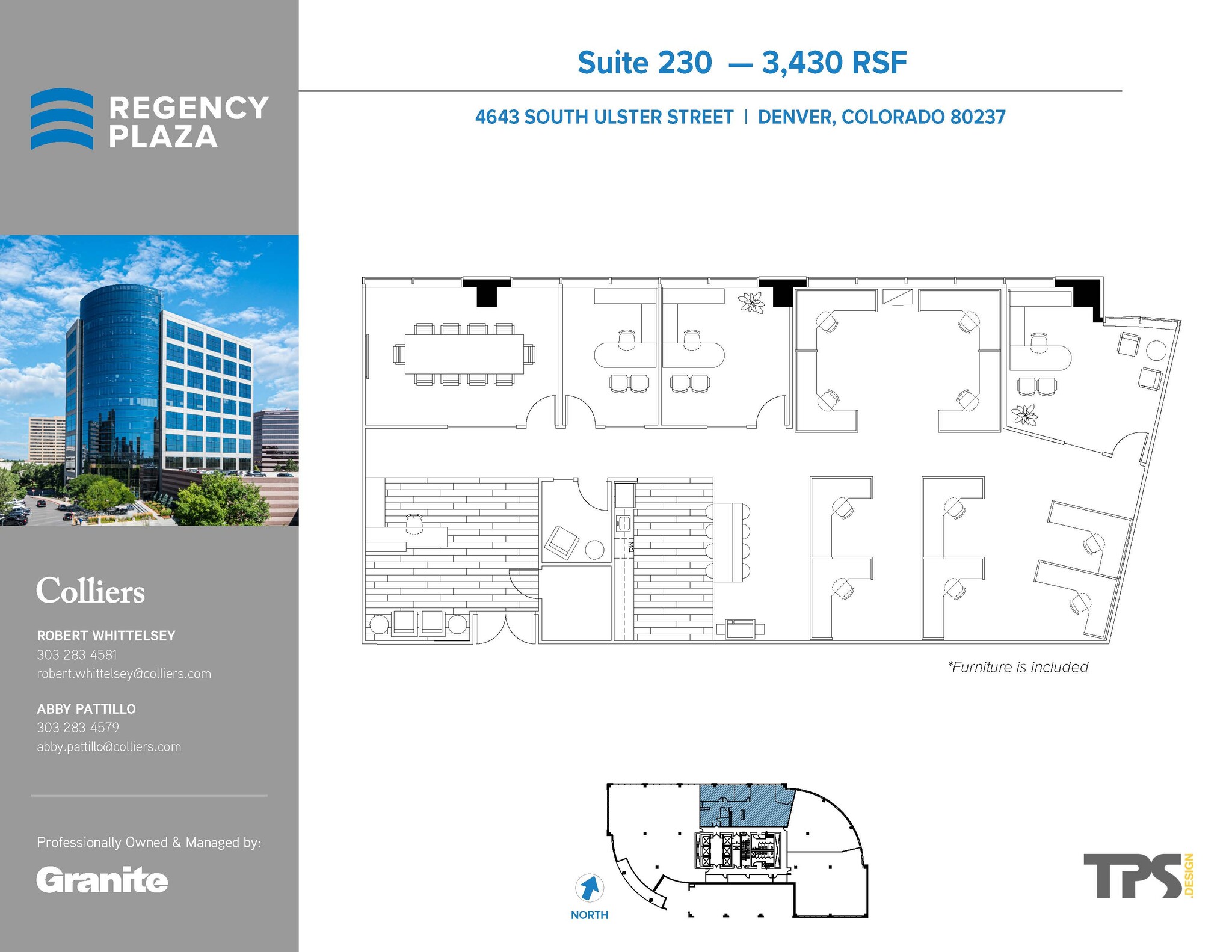 4643 S Ulster St, Denver, CO en alquiler Plano de la planta- Imagen 1 de 1