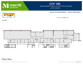 6010 University Blvd, Ellicott City, MD en alquiler Plano de la planta- Imagen 1 de 1