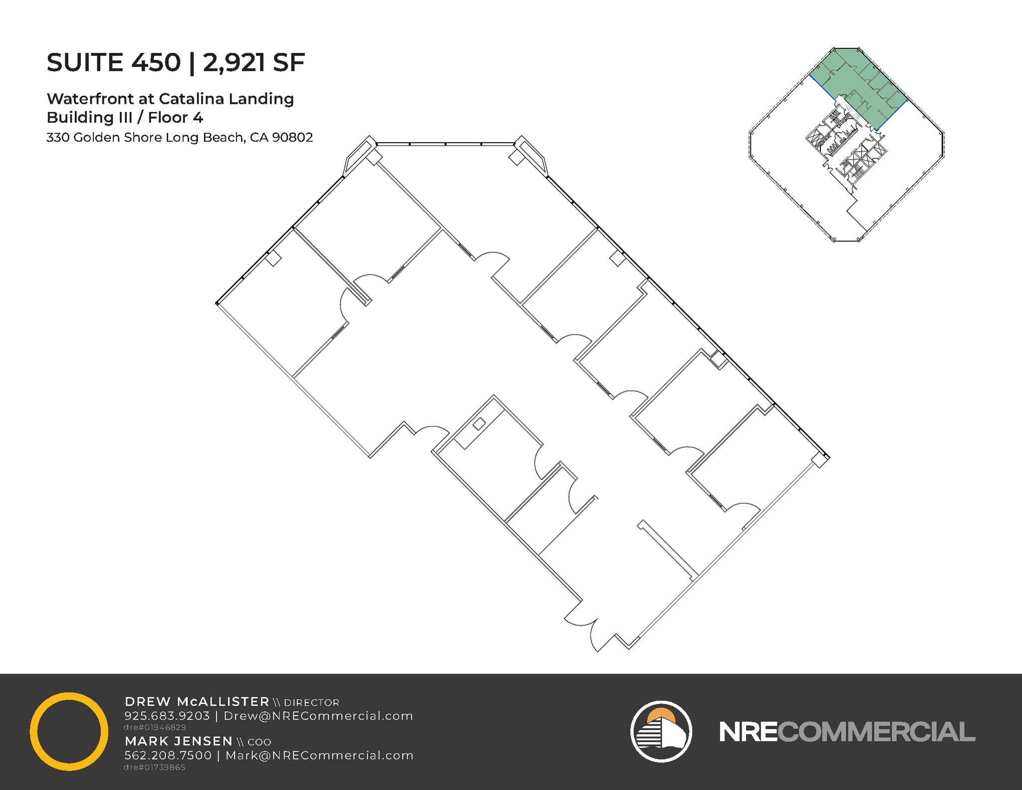 330 Golden Shore, Long Beach, CA en alquiler Plano de la planta- Imagen 1 de 1
