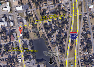 2070 N Palafox St, Pensacola, FL - VISTA AÉREA  vista de mapa