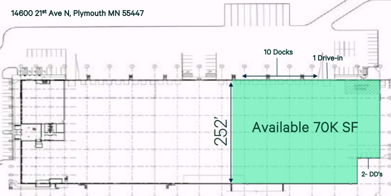 14600 21st Ave N, Plymouth, MN en alquiler Plano de la planta- Imagen 1 de 2