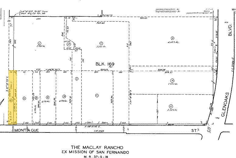 12217 Montague St, Pacoima, CA en venta - Plano de solar - Imagen 3 de 3