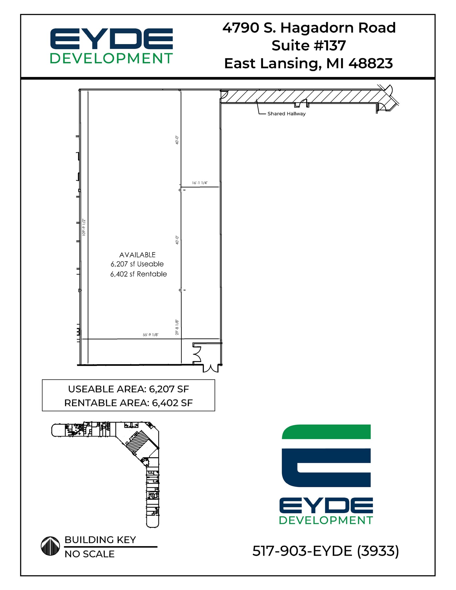 4790 S Hagadorn Rd, East Lansing, MI en alquiler Plano del sitio- Imagen 1 de 1