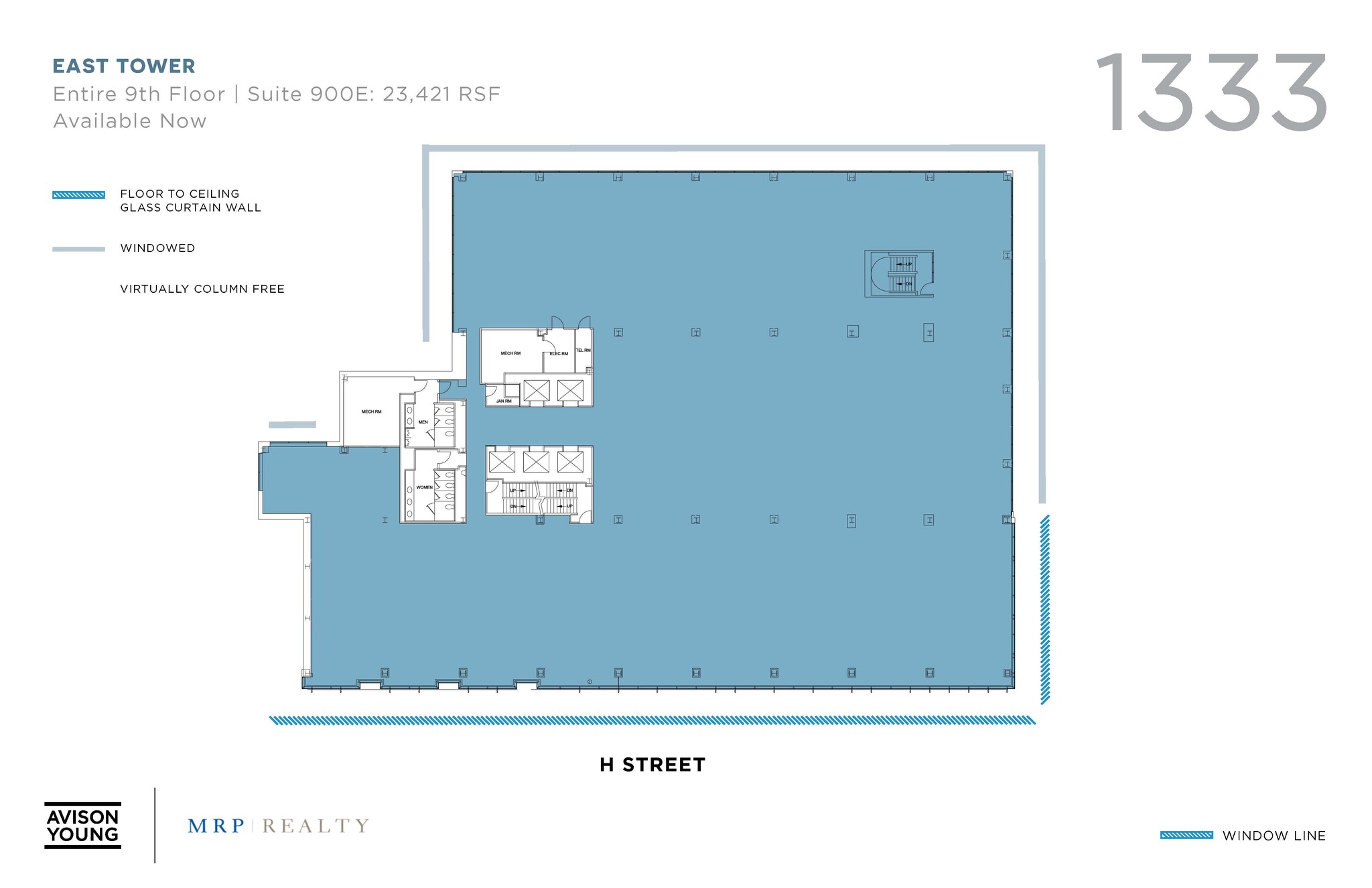 1333 H St NW, Washington, DC en alquiler Plano de la planta- Imagen 1 de 1